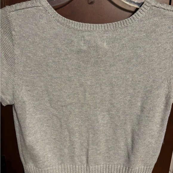 Mudd Shortsleeved Grey 5 Button Up Sweater Shirt. - Picture 3 of 6